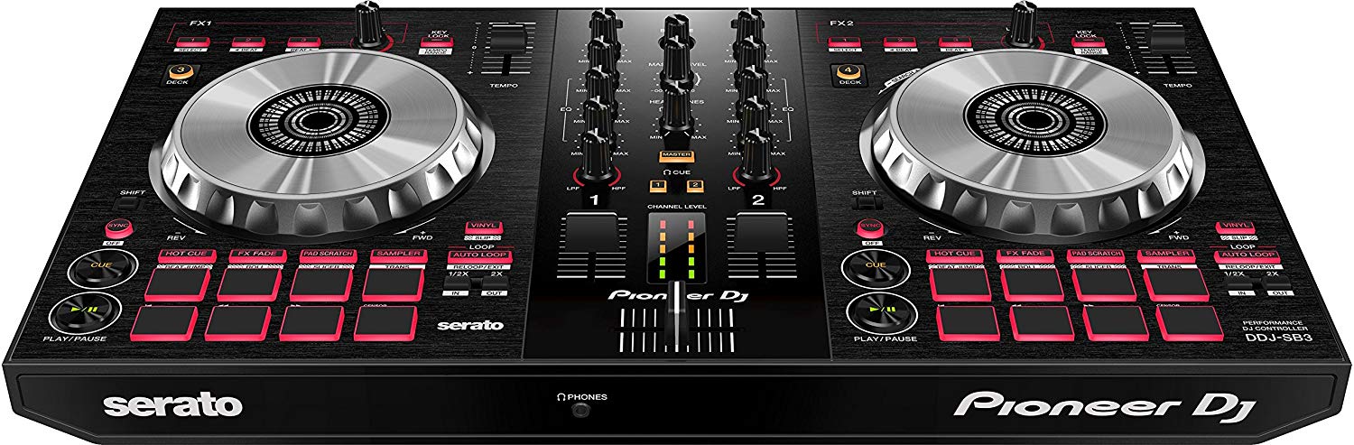 View of the Pioneer DDJ-SB3 Controller